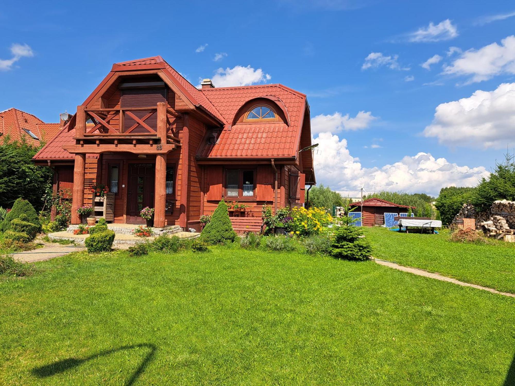 Dom Drewniany Z Ogrodem Villa Szczecinek Exterior photo